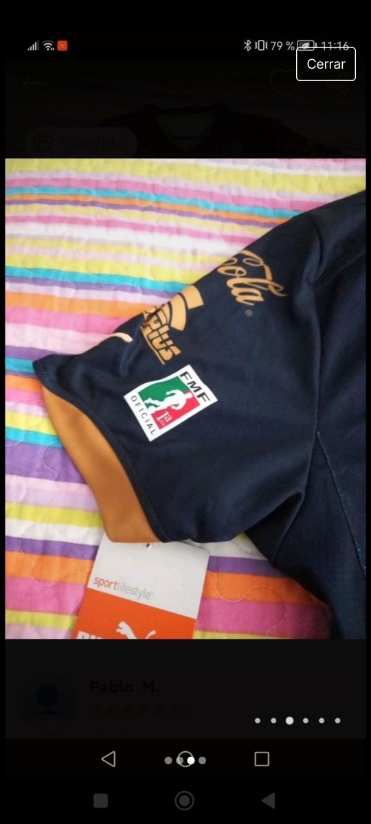 Camiseta pumas de México XL nueva