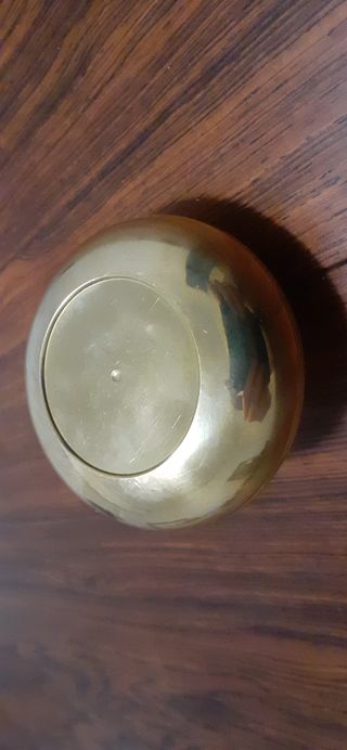 Bronce cenicero inglés antiguo náutico marinero.