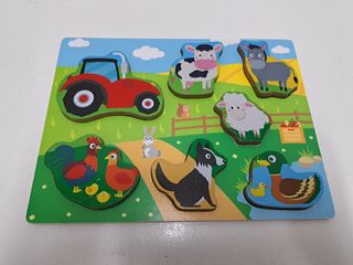 Puzzle madera animales