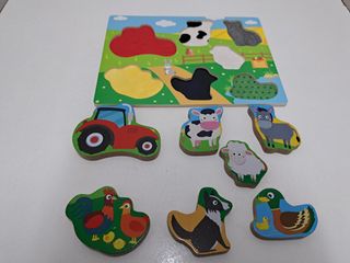 Puzzle madera animales