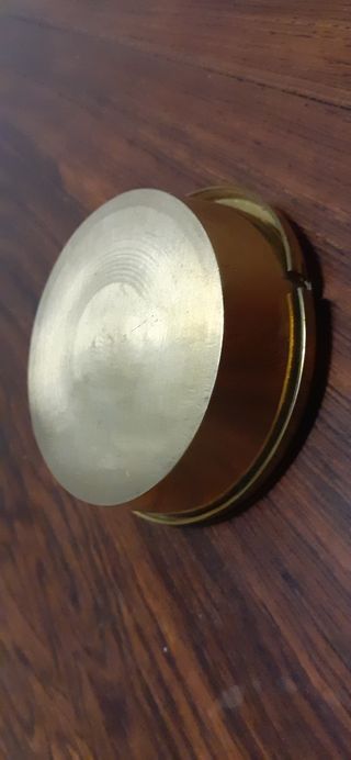 Bronce cenicero inglés antiguo náutico marinero.