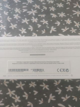 Caja vacía Apple watch series 3
