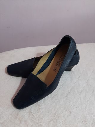 Zapatos pitillos piel 