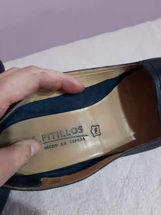 Zapatos pitillos piel 