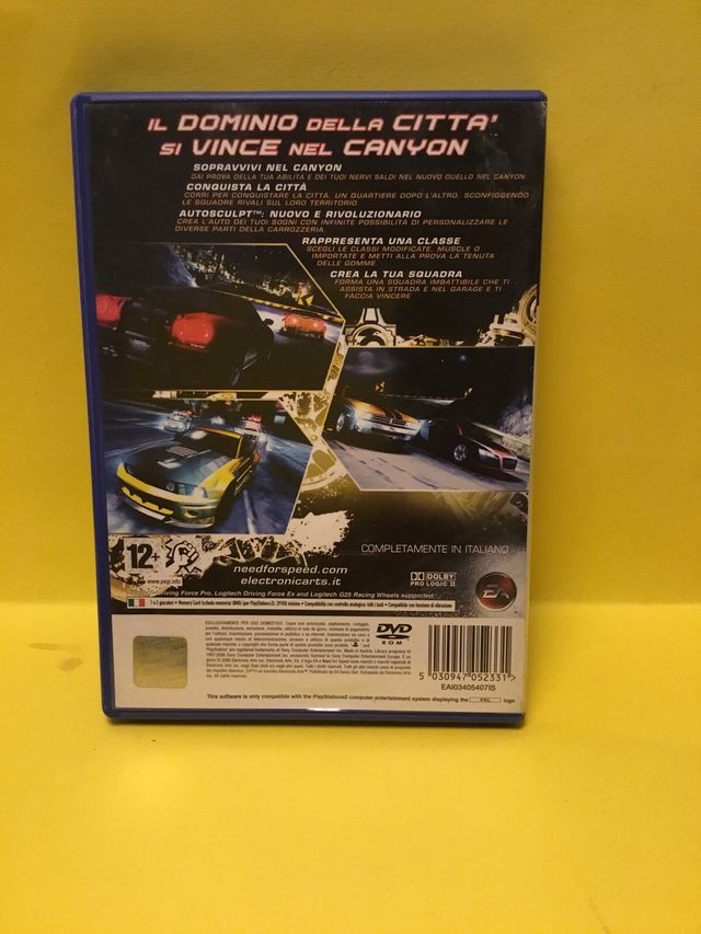 Playstation 2 need for speed carbon