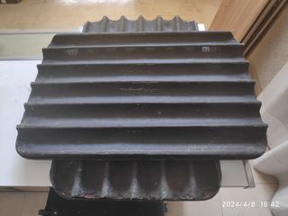 Latas onduladas para horno.