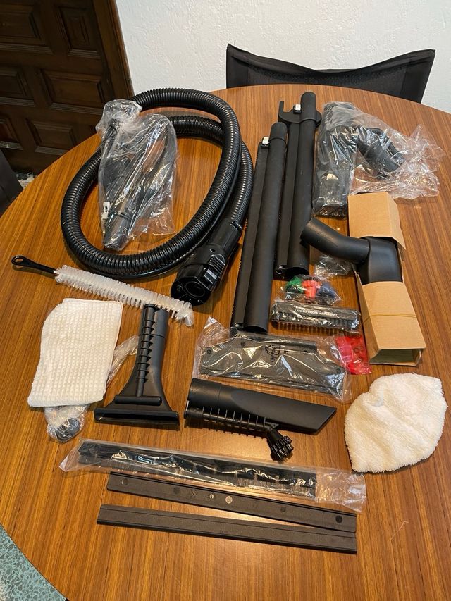 Vaporeta Polty, carro y plancha