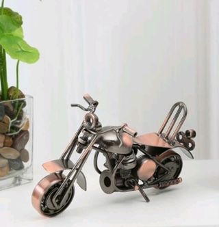 Moto de metal,decoración,Nueva a estrenar