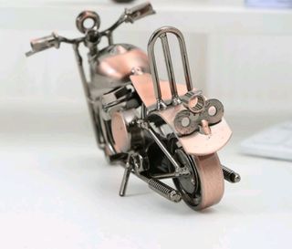 Moto de metal,decoración,Nueva a estrenar