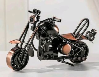Moto de metal,decoración,Nueva a estrenar