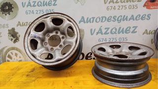 Llantas chapa en 15 originales Nissan Terrano II