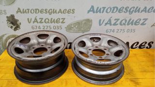 Llantas chapa en 15 originales Nissan Terrano II