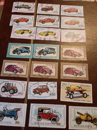 LOTE SELLOS DE COCHES