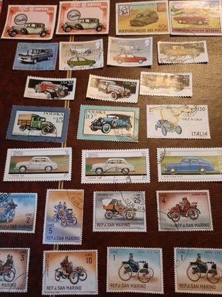 LOTE SELLOS DE COCHES