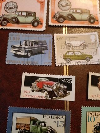 LOTE SELLOS DE COCHES