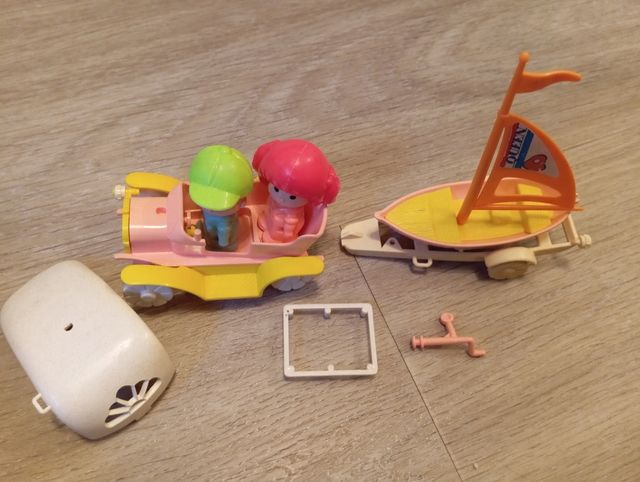 Remolque coche y barco PinyPon 