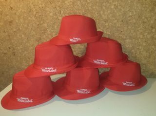 6 SOMBREROS WHITE LABEL