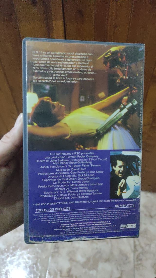 Cortocircuito(VHS) 1986