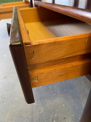 ✅pareja mesita de noche vintage 70 restaurada