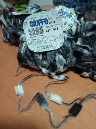 🧶lotto 29 gomitoli in mix e 10x2 ferri