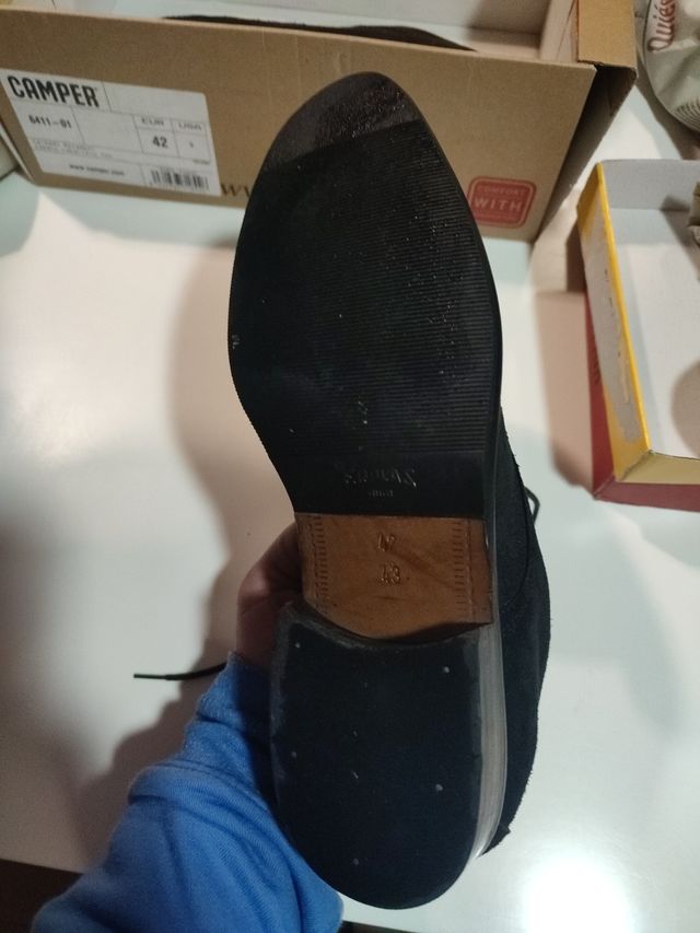 Zapato ante negro