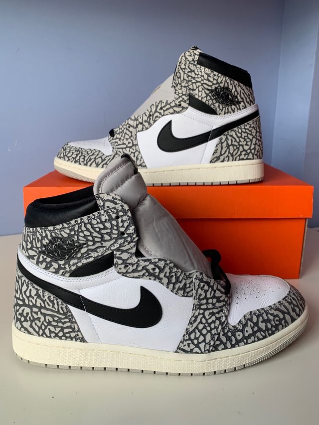 Jordan 1 High White Cement