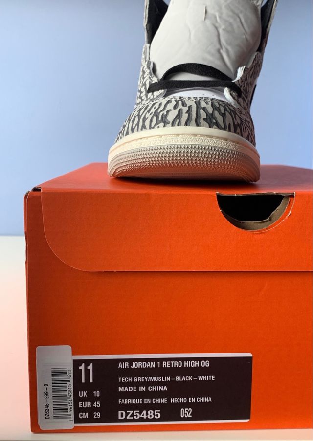 Jordan 1 High White Cement