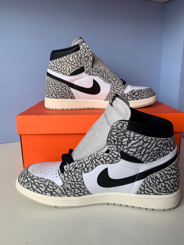 Jordan 1 High White Cement