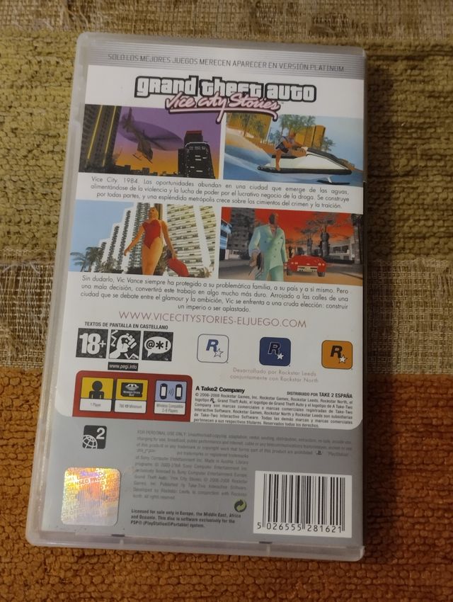 Juego Grand Theft Auto: Vice City