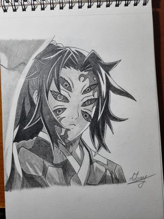 Disegno kokushibo Demon Slayer