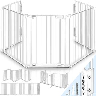 KIDUKU Barrera de Seguridad 300 cm para Niños