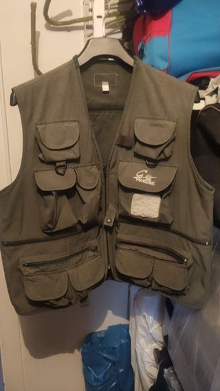 Chaleco multibolsillos caza