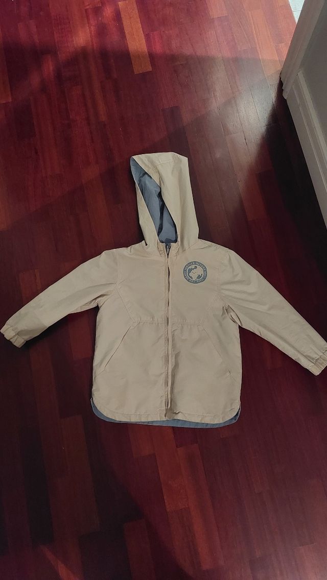 Chubasquero niño reversible