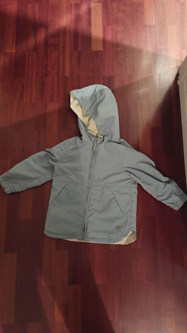 Chubasquero niño reversible