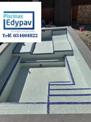 Construcción piscinas de obra y gunitado