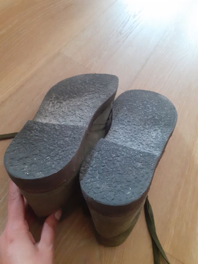 Scarpe uomo scamosciate verdi