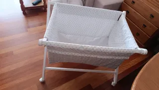 Minicuna Interbaby (gris/blanco)