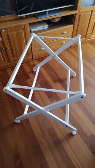 Minicuna Interbaby (gris/blanco)