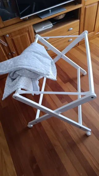 Minicuna Interbaby (gris/blanco)