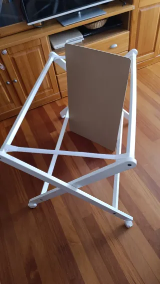 Minicuna Interbaby (gris/blanco)