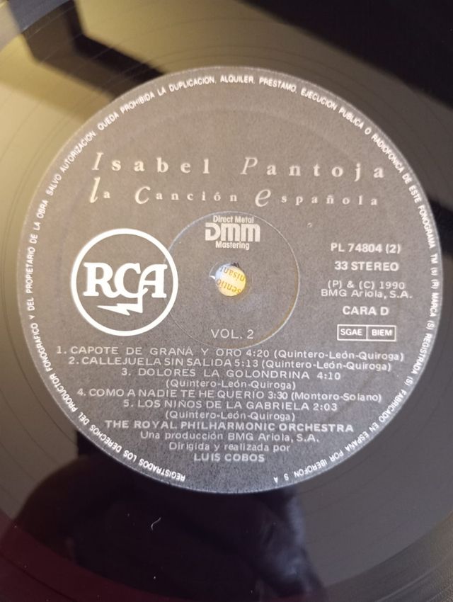 4x25€ Isabel Pantoja (2/3)