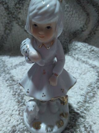 2 bibelôs porcelana contate