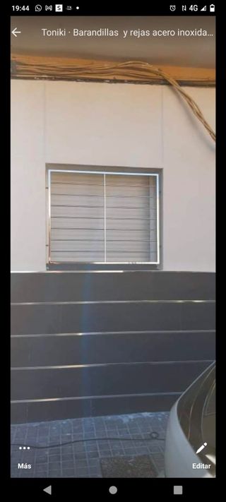 Mesas, cancelas, rejas barandillas