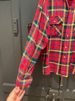 Camisa cuadros roja