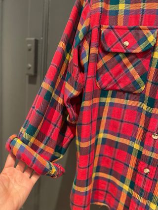 Camisa cuadros roja