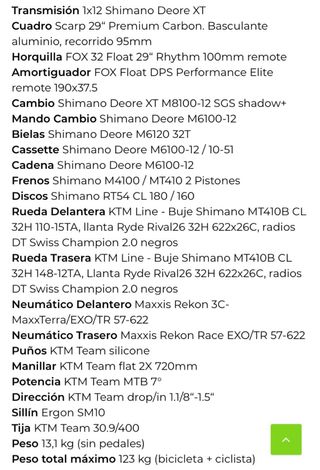 Bicicleta KTM Scarp Elite 2021