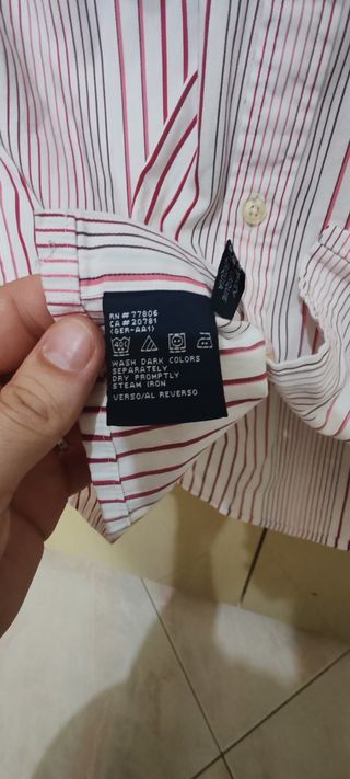 Camicia a righe Tommy Hilfiger