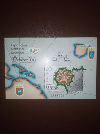 Sellos Hojas Bloque Exfilna