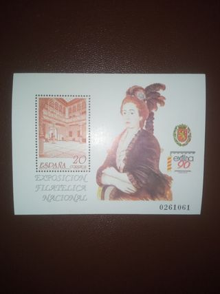 Sellos Hojas Bloque Exfilna