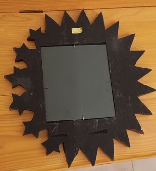 Specchio legno etnico artigianale